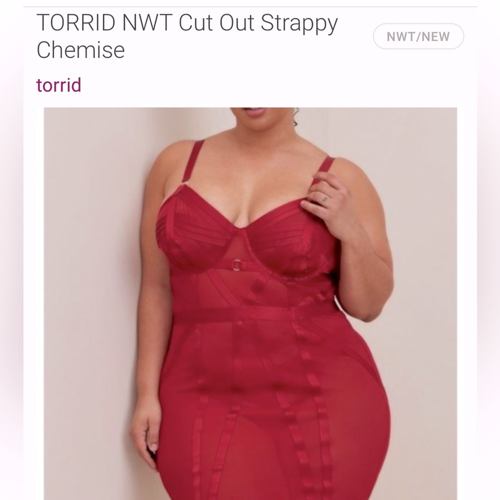 NWT chemise red Torrid!